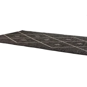 Tapis / Descente De Lit Pour L’intérieur Et L’extérieur Noir Et Blanc 60 X 110 Cm ASMA magasin pour 9