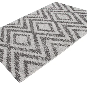 Achat Tapis D’extérieur à Motif Géométrique Gris 160 X 230 Cm LUDI 8