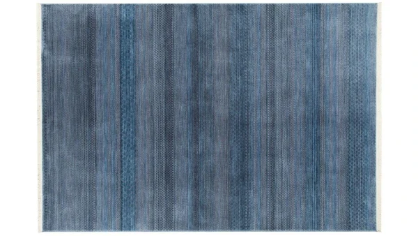 marque moins cher Tapis Moderne à Motifs Bleus 160 X 230 Cm INDIGO 1