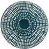 dernière tendance Tapis Rond Graphique Bleu D160 Cm OLAPA 14