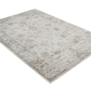 prix pas cher Tapis Vintage En Viscose Avec Motifs Gris 160 X 230 Cm RYAD 9