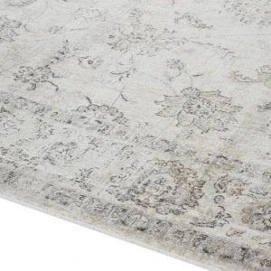 prix pas cher Tapis Vintage En Viscose Avec Motifs Gris 160 X 230 Cm RYAD 11